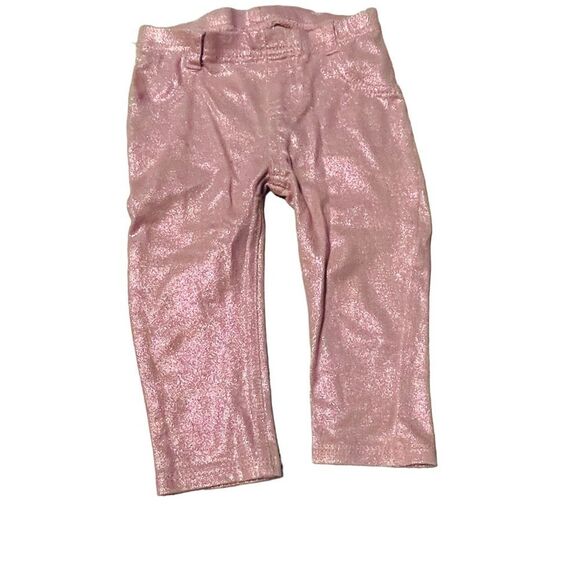 x3 Garanimals Pink Metallic Shimmer Leggings - 12M - Picture 5 of 10